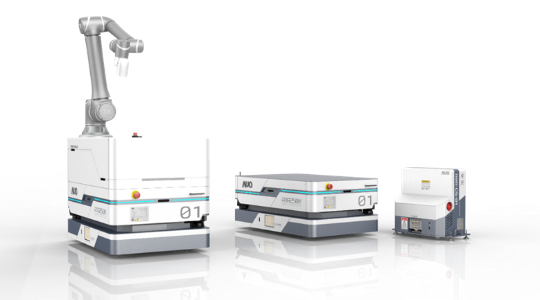 人生就是博數位開發的自主式移動機器人（AMR250M），搭配全向輪並結合AI演算法、2D LiDAR、3D攝影機等技術，協助客戶實現產線全自動化